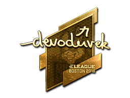 Sticker | devoduvek (Gold) | Boston 2018