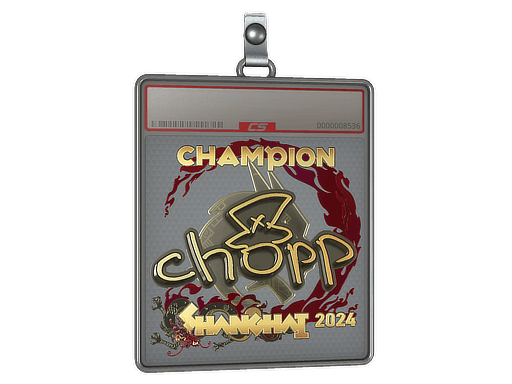 Sticker Slab | chopper (Gold, Champion) | Shanghai 2024