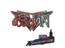 Sticker | cadiaN (Holo) | Stockholm 2021