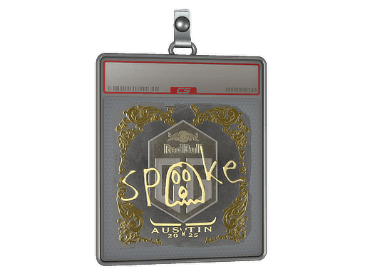 Sticker Slab | spooke (Gold) | Austin 2025