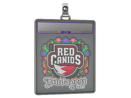 Sticker Slab | RED Canids (Embroidered) | Budapest 2025