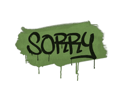 Sealed Graffiti | Sorry