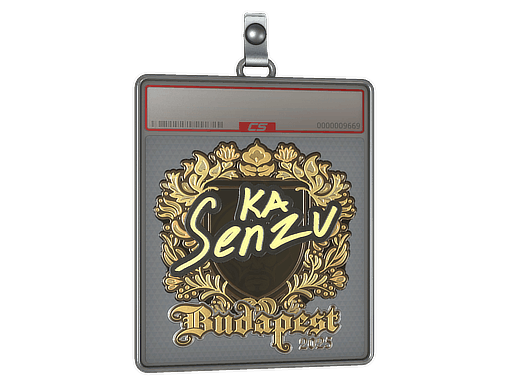 Sticker Slab | Senzu (Gold) | Budapest 2025