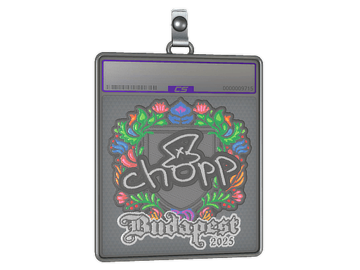 Sticker Slab | chopper (Embroidered) | Budapest 2025