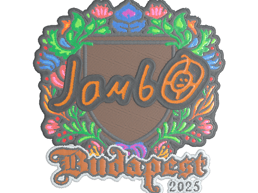Sticker | jambo (Embroidered) | Budapest 2025