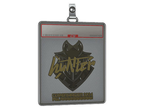 Sticker Slab | huNter- (Gold) | Copenhagen 2024