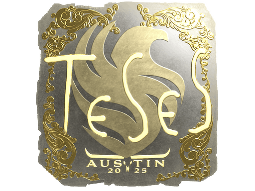 Sticker | TeSeS (Gold) | Austin 2025