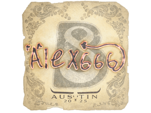 Sticker | alex666 | Austin 2025