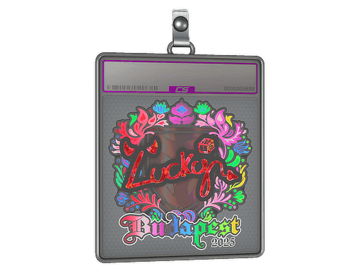 Sticker Slab | Lucky (Holo) | Budapest 2025