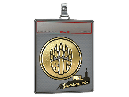 Sticker Slab | BIG (Gold) | Stockholm 2021