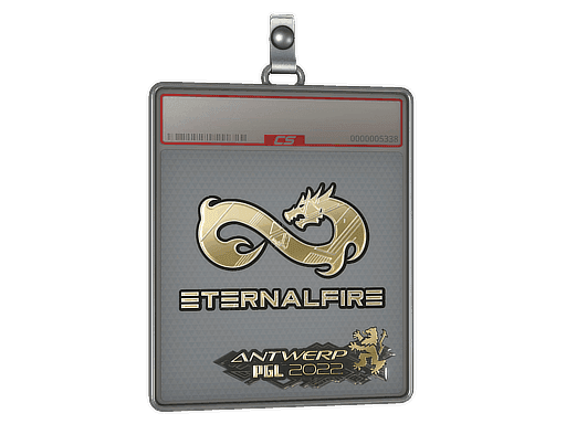 Sticker Slab | Eternal Fire (Gold) | Antwerp 2022