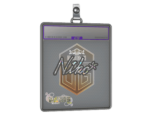 Sticker Slab | niko (Glitter)  | Paris 2023