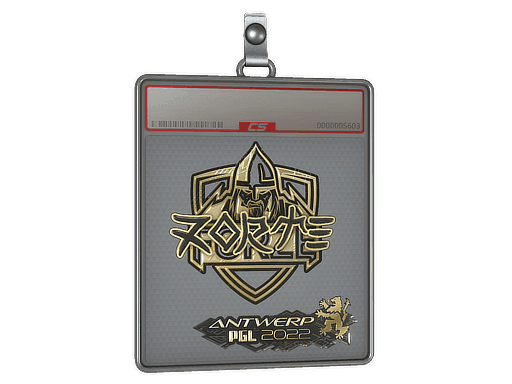 Sticker Slab | zorte (Gold) | Antwerp 2022