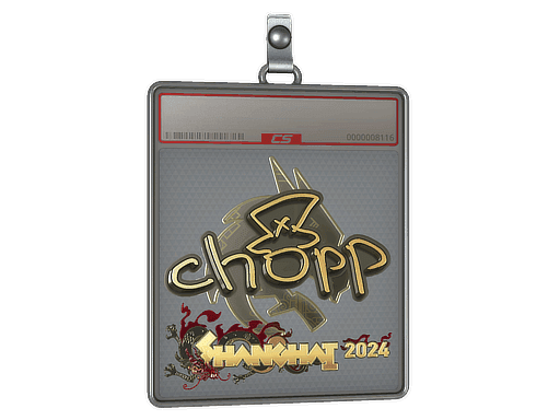 Sticker Slab | chopper (Gold) | Shanghai 2024
