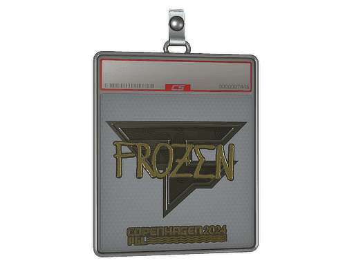 Sticker Slab | frozen (Gold) | Copenhagen 2024